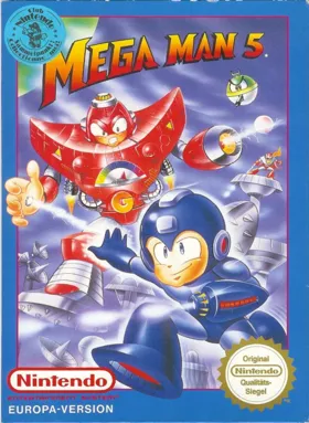 Mega Man 5 (USA) (Virtual Console) box cover front